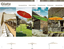 Tablet Screenshot of glatz.ch